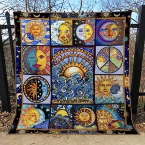 Hippie Quilt Blanket Ver 28  Quilt